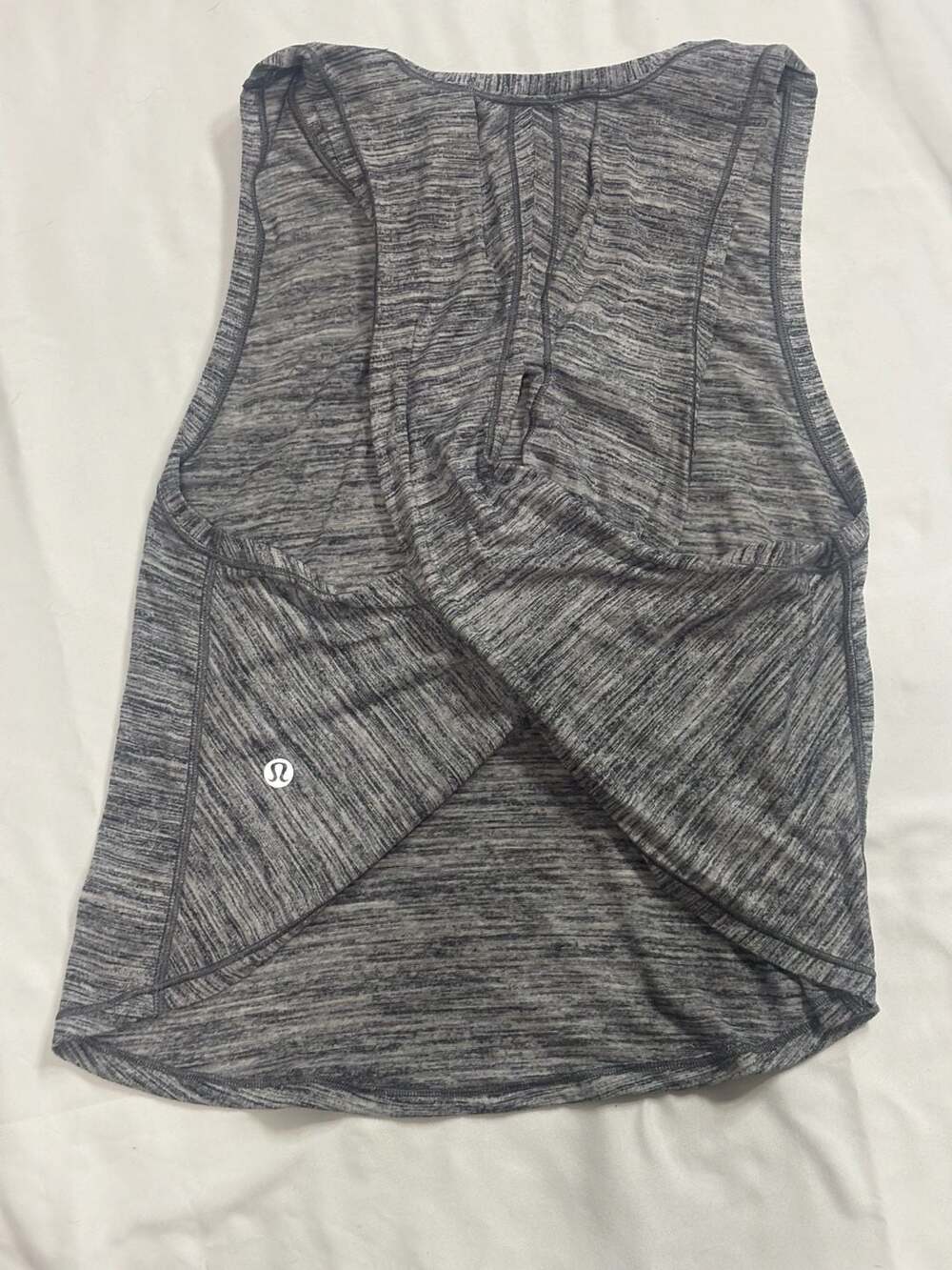 Lululemon Var-City Muscle Tank Grey Heathered Space Dye